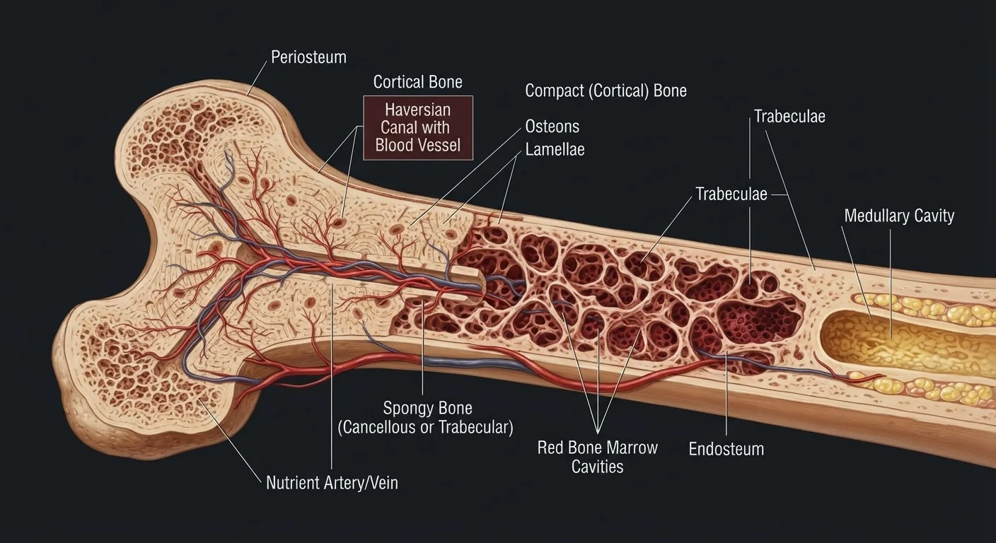 Bone Is Not Solid: The Living Architecture Inside Your Skeleton
