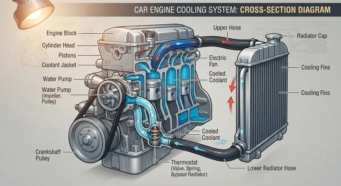 How a Car's Cooling System Works — and What Happens When It Fails