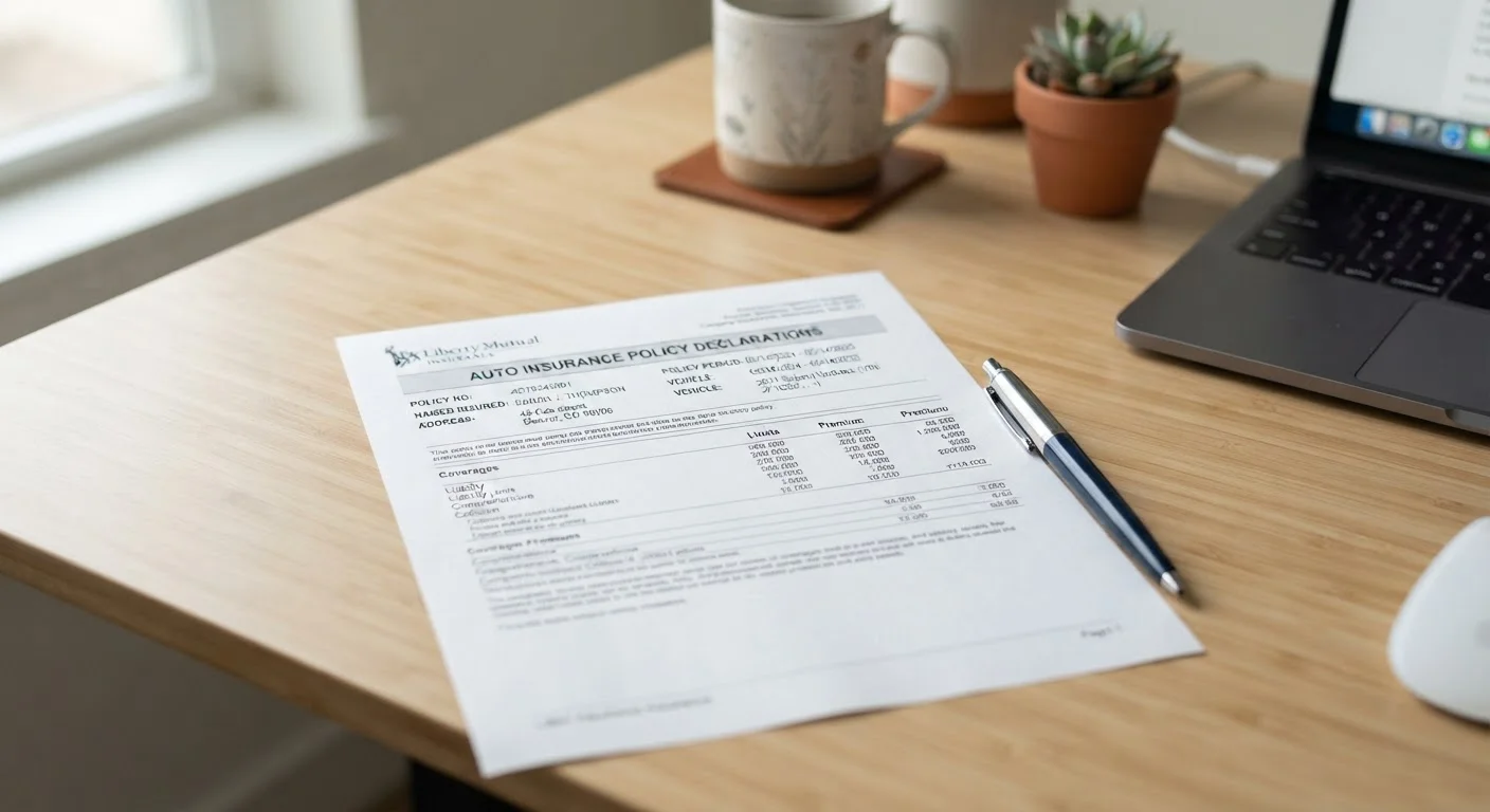 Reading Between the Lines on an Auto Insurance Policy