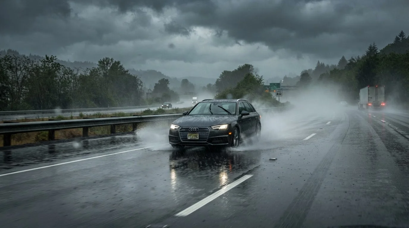 The Difference Between Skidding and Hydroplaning — and How to Respond to Each
