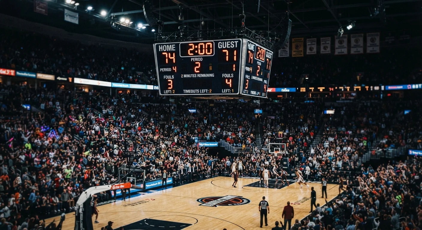 Why Basketball Games Are Often Decided in the Last Two Minutes
